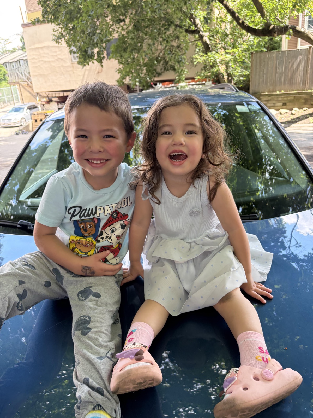 My 4 year old and 2 year old